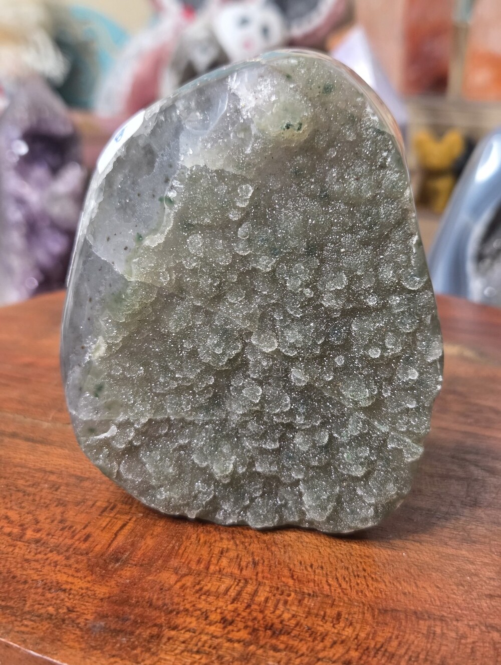 Green Amethyst Freeform 3x3 (Attracts Abundance)